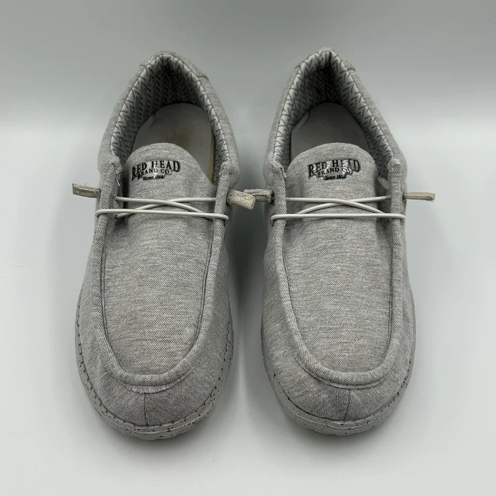 Red Head Brand Co. Men's 12 Slip On Light Gray‎ Loafer Shoes SC0716-FC
